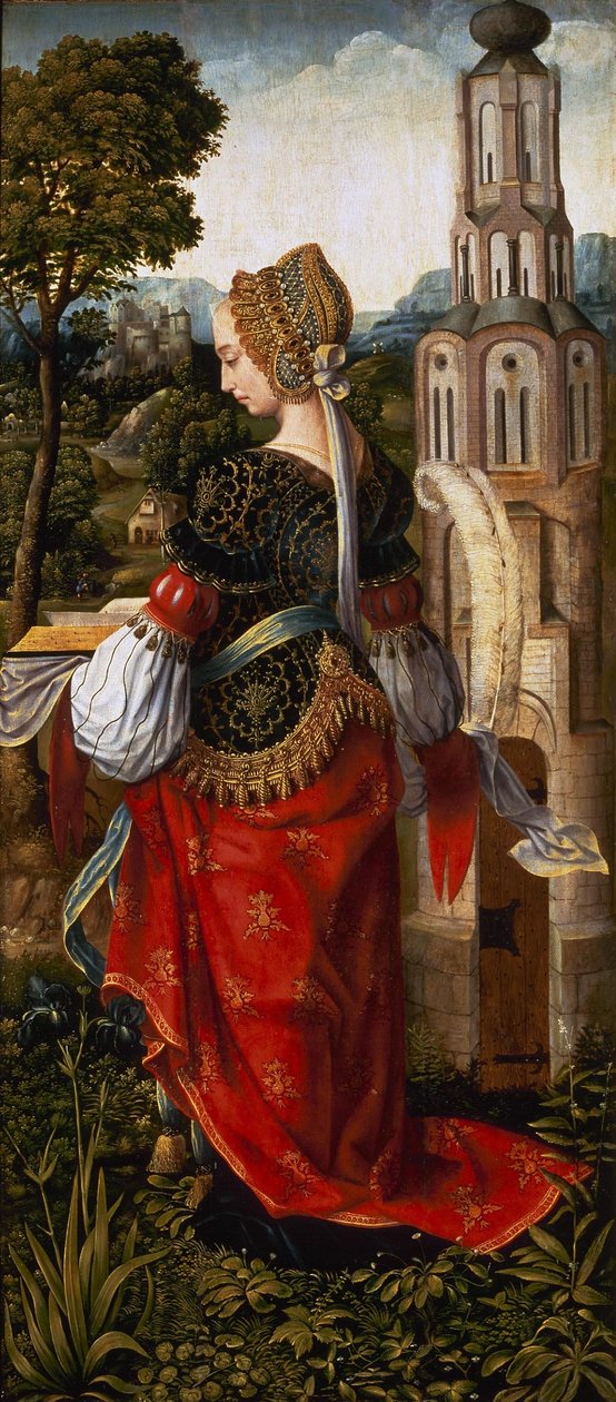 Santa Bárbara de Master of Frankfurt
