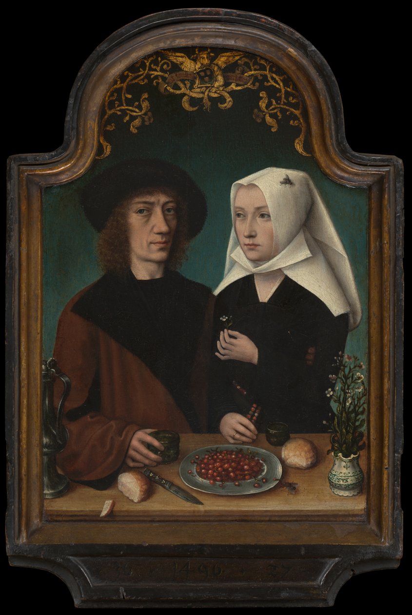 O pintor e a sua mulher de Master of Frankfurt