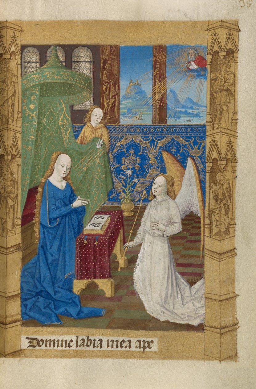 A Anunciação de Master of Guillaume Lambert