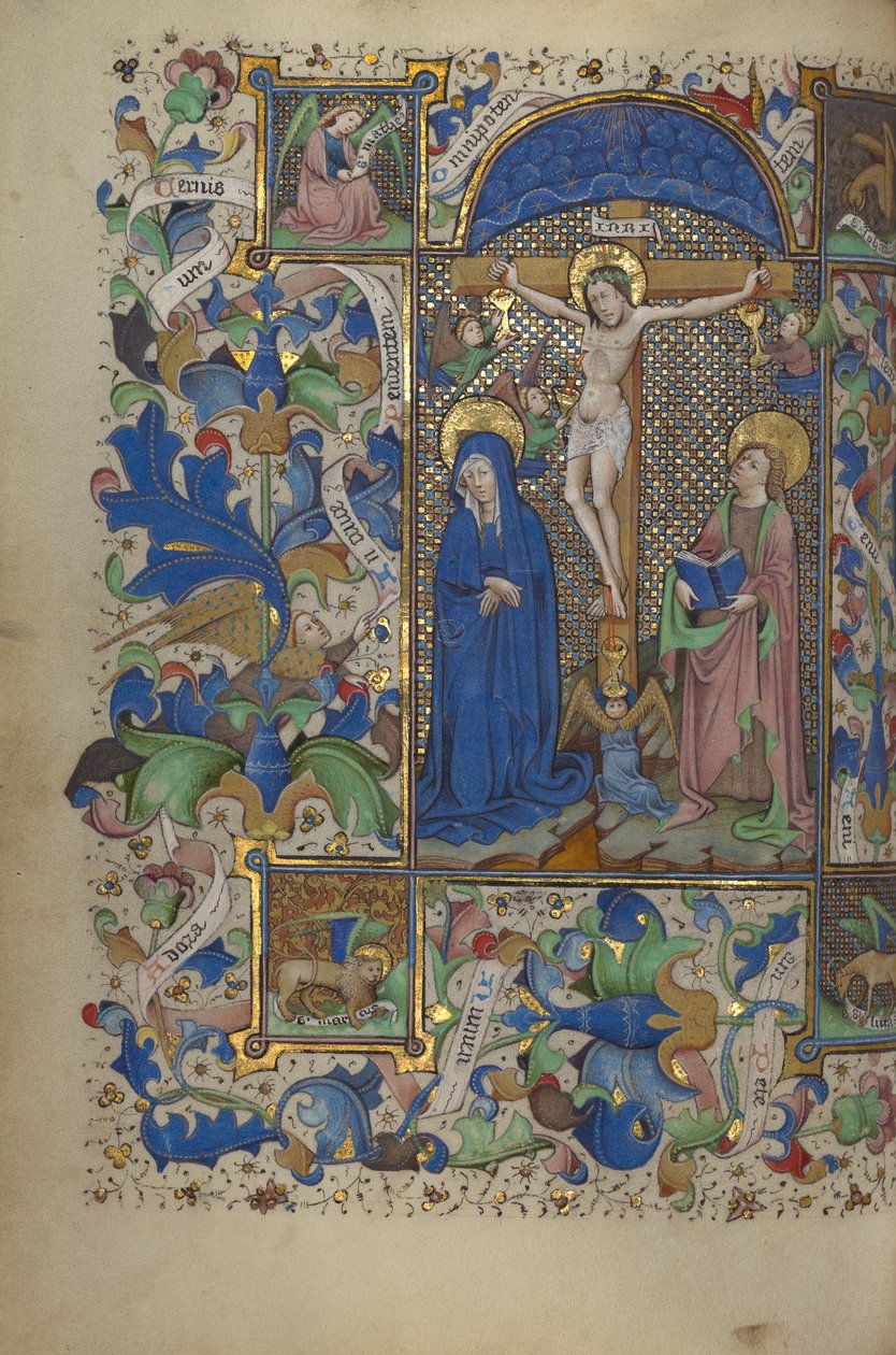 A Crucificação de Master of Guillebert de Mets