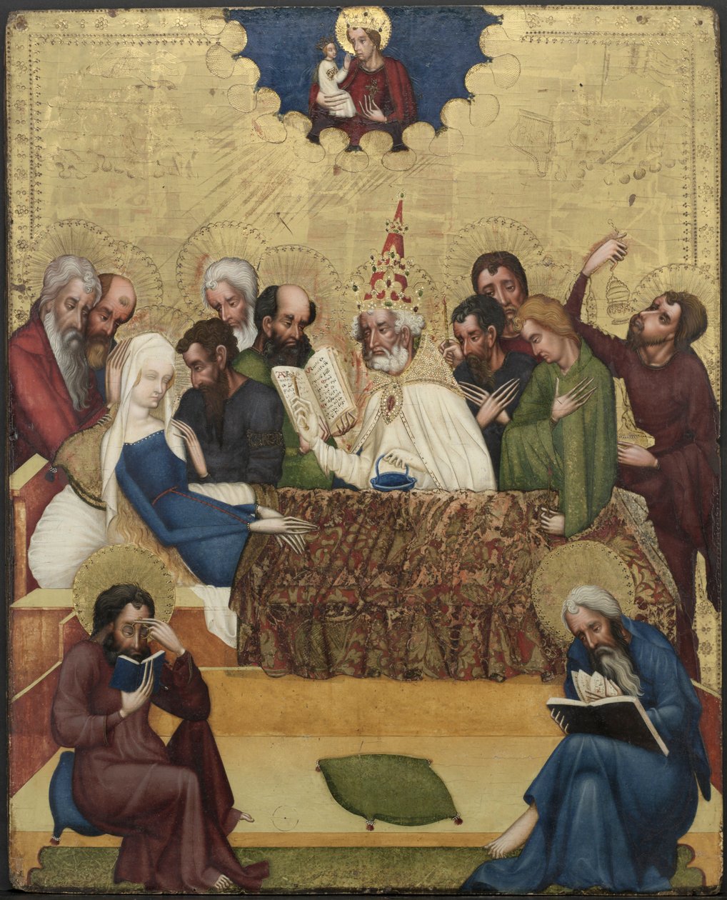 Morte da Virgem, c. 1400 de Master of Heiligenkreuz