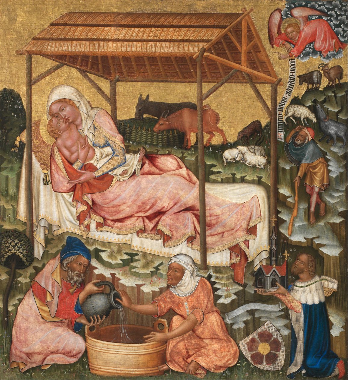 A Natividade de Cristo de Master of Hohenfurth
