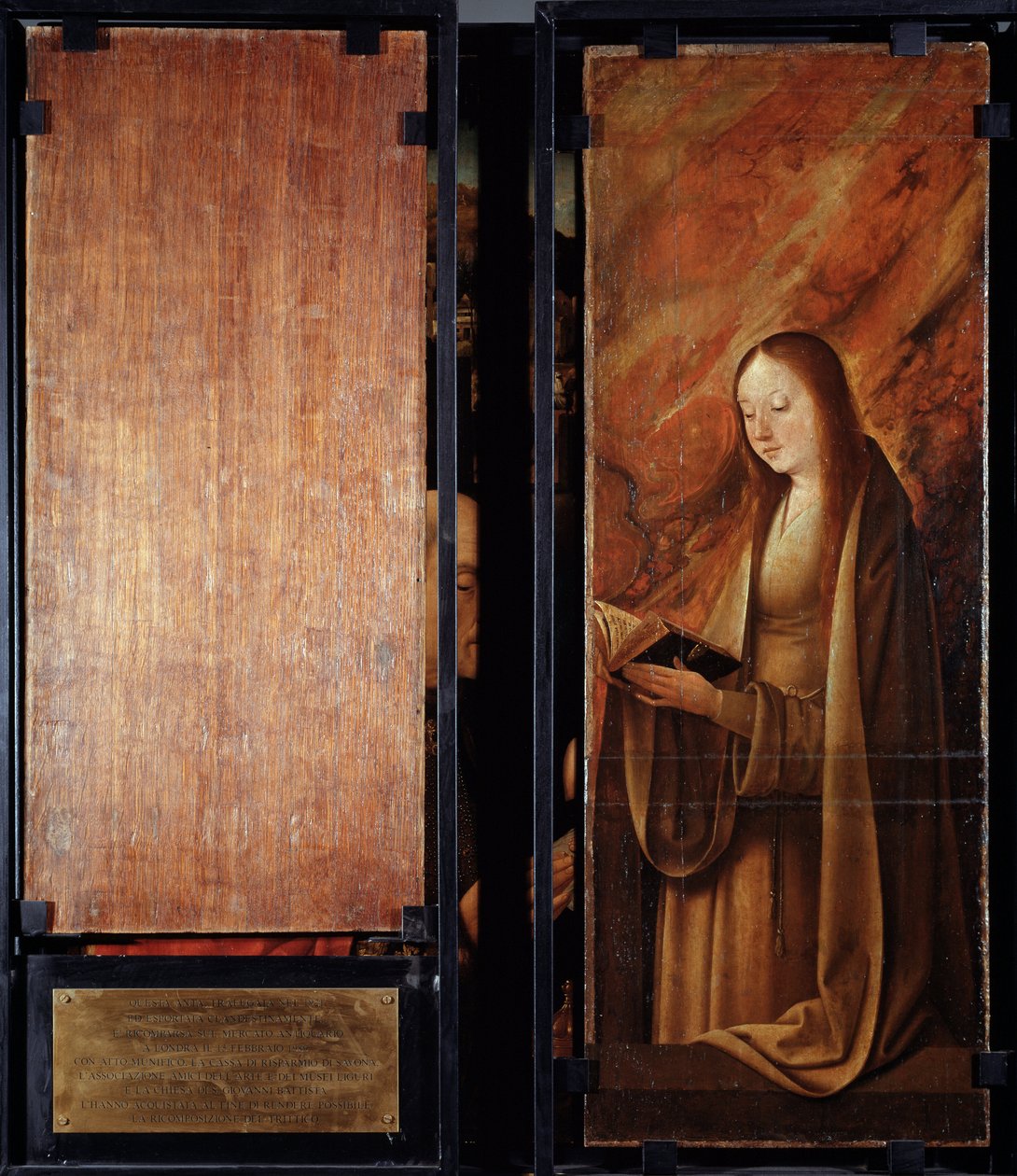 Adoração dos magos, painéis fechados (óleo sobre madeira de Master of Hoogstraten