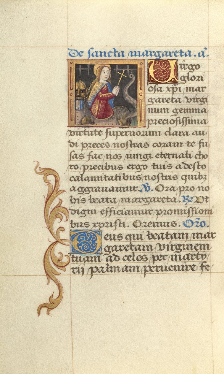 Santa Margarida e o Dragão de Master of Jacques de Besançon