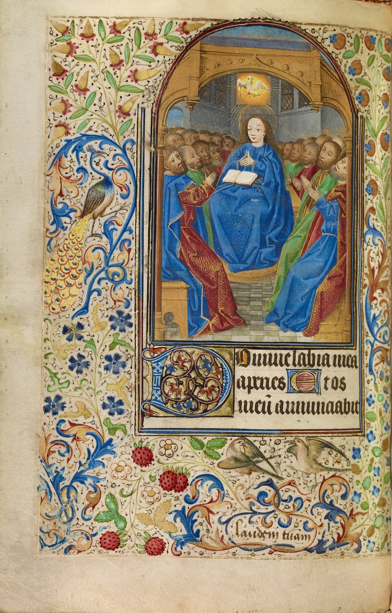 Pentecostes de Master of Jacques of Luxembourg