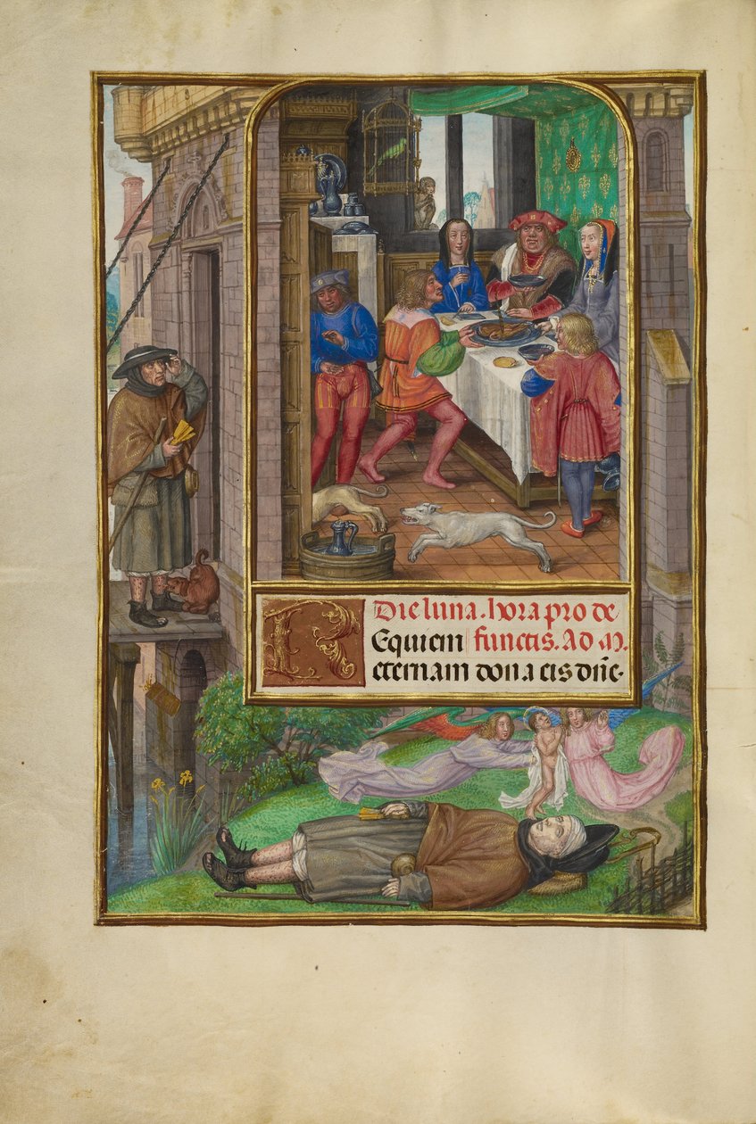A Festa dos Mergulhos de Master of James IV of Scotland