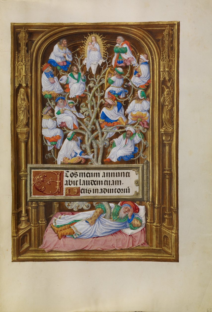 A árvore de Jessé de Master of James IV of Scotland