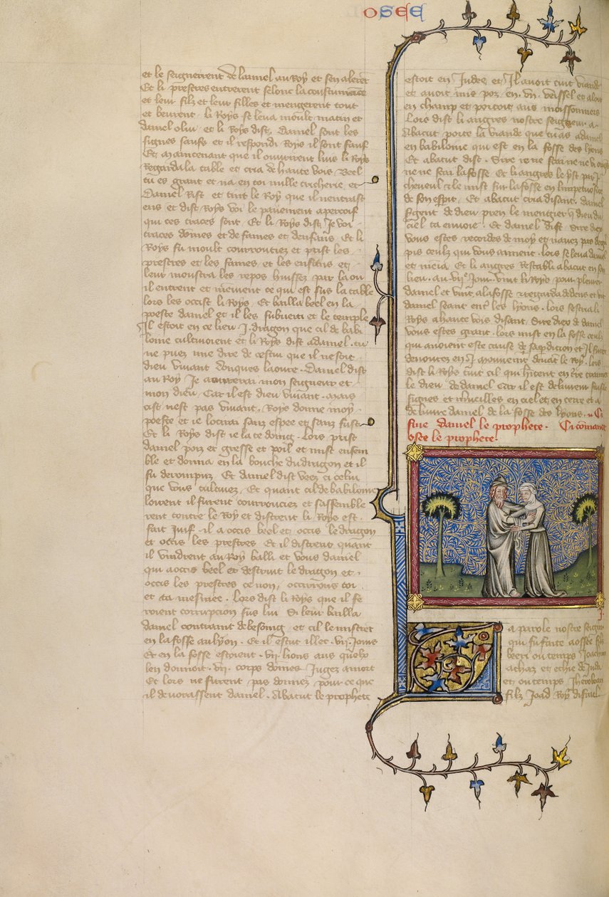 Oséias e Gômer de Master of Jean de Mandeville