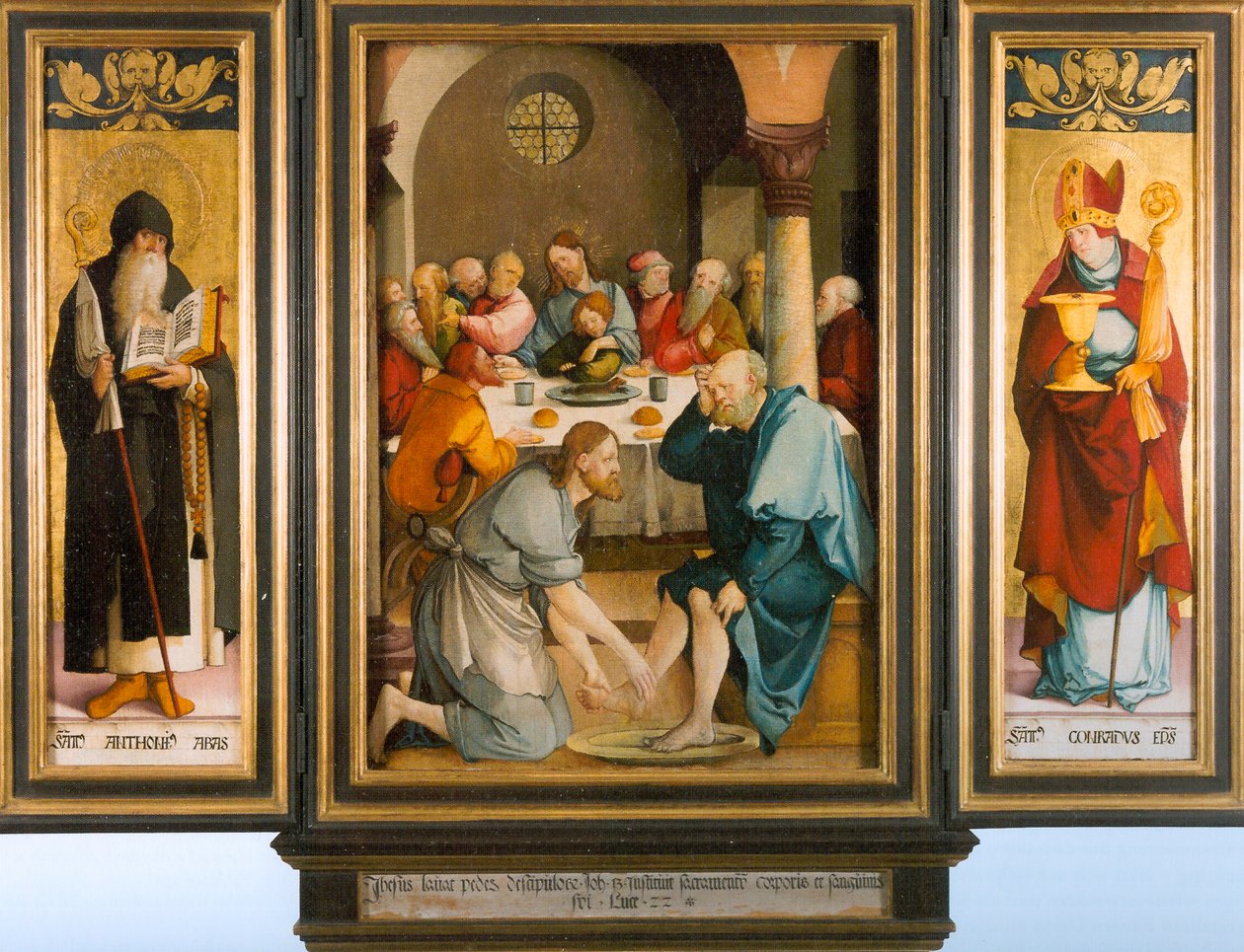 O retábulo da comunhão de São Galo de Master of Messkirch