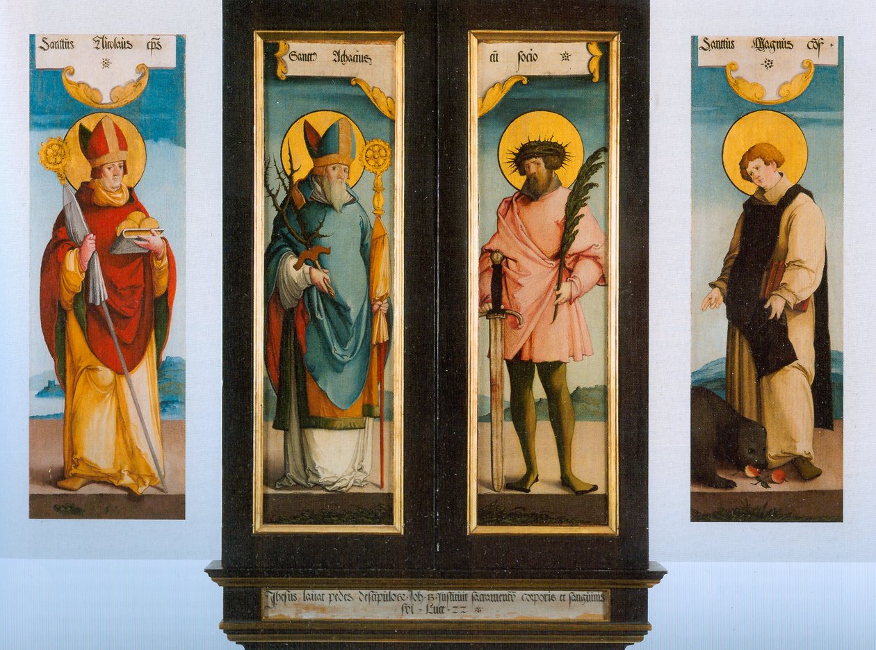 O retábulo da comunhão de São Galo de Master of Messkirch