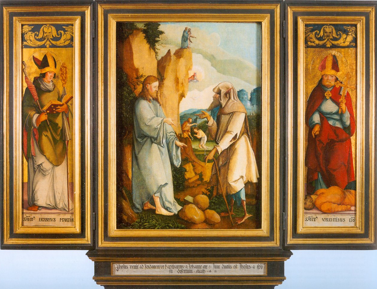 A bobina da tentação de St. Gallen de Master of Messkirch