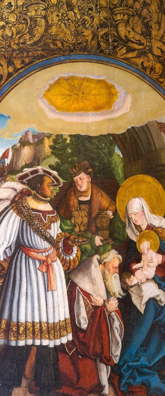 Alemão: A Adoração dos Reis Magos de Master of Messkirch