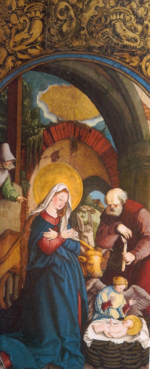 Alemão: O nascimento de Cristo de Master of Messkirch
