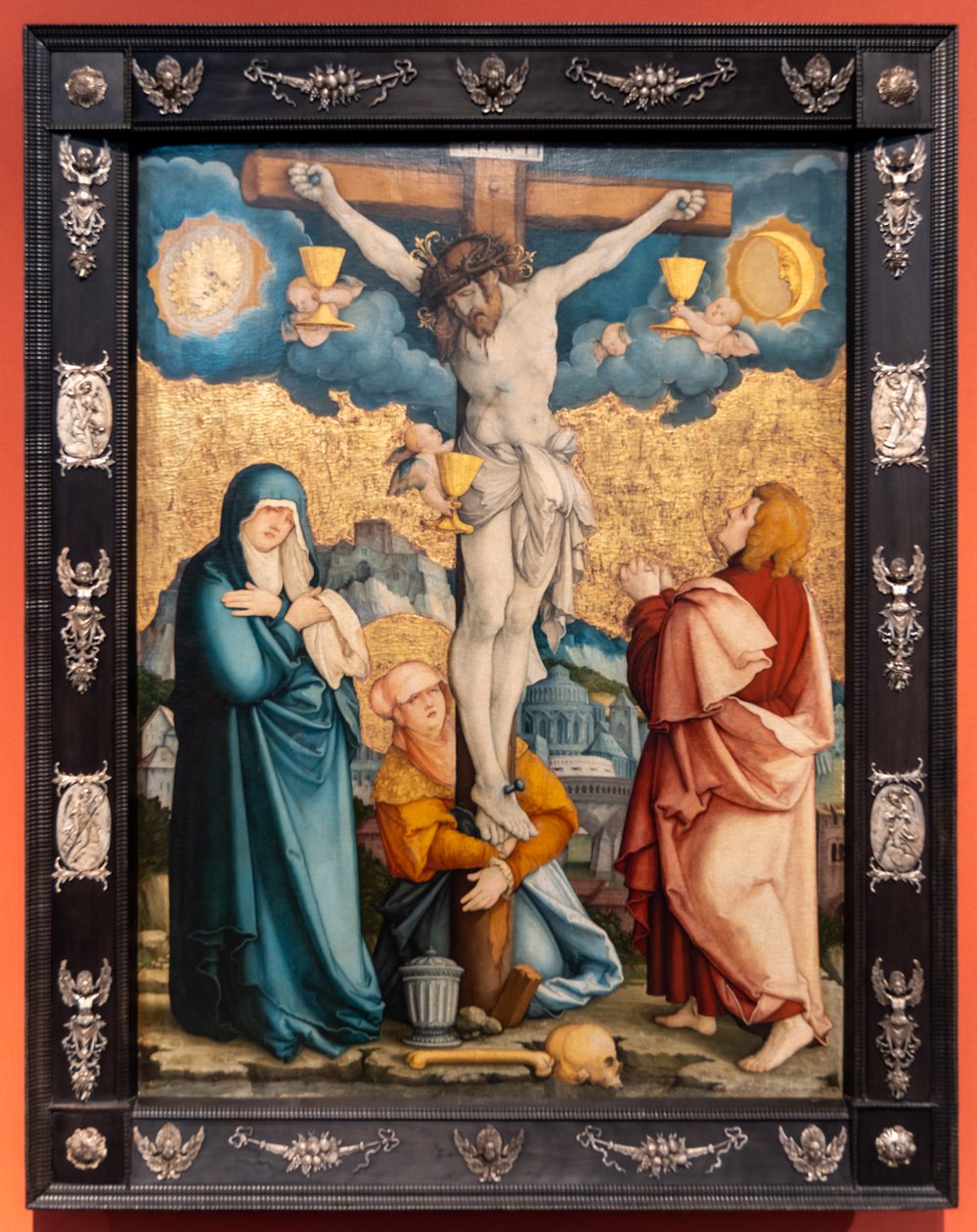 Alemão: Die Kreuzigung Christi A Crucificação de Cristo de Master of Messkirch