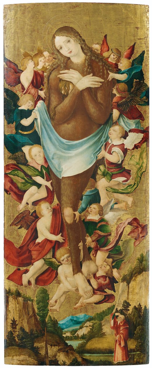 Alemão: Erhebung der Maria Magdalena A Elevação da Madalena de Master of Messkirch