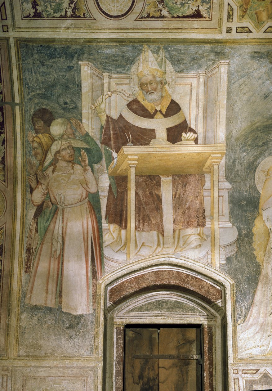 Santo Ambrósio (Afresco de Master of Mocchirolo