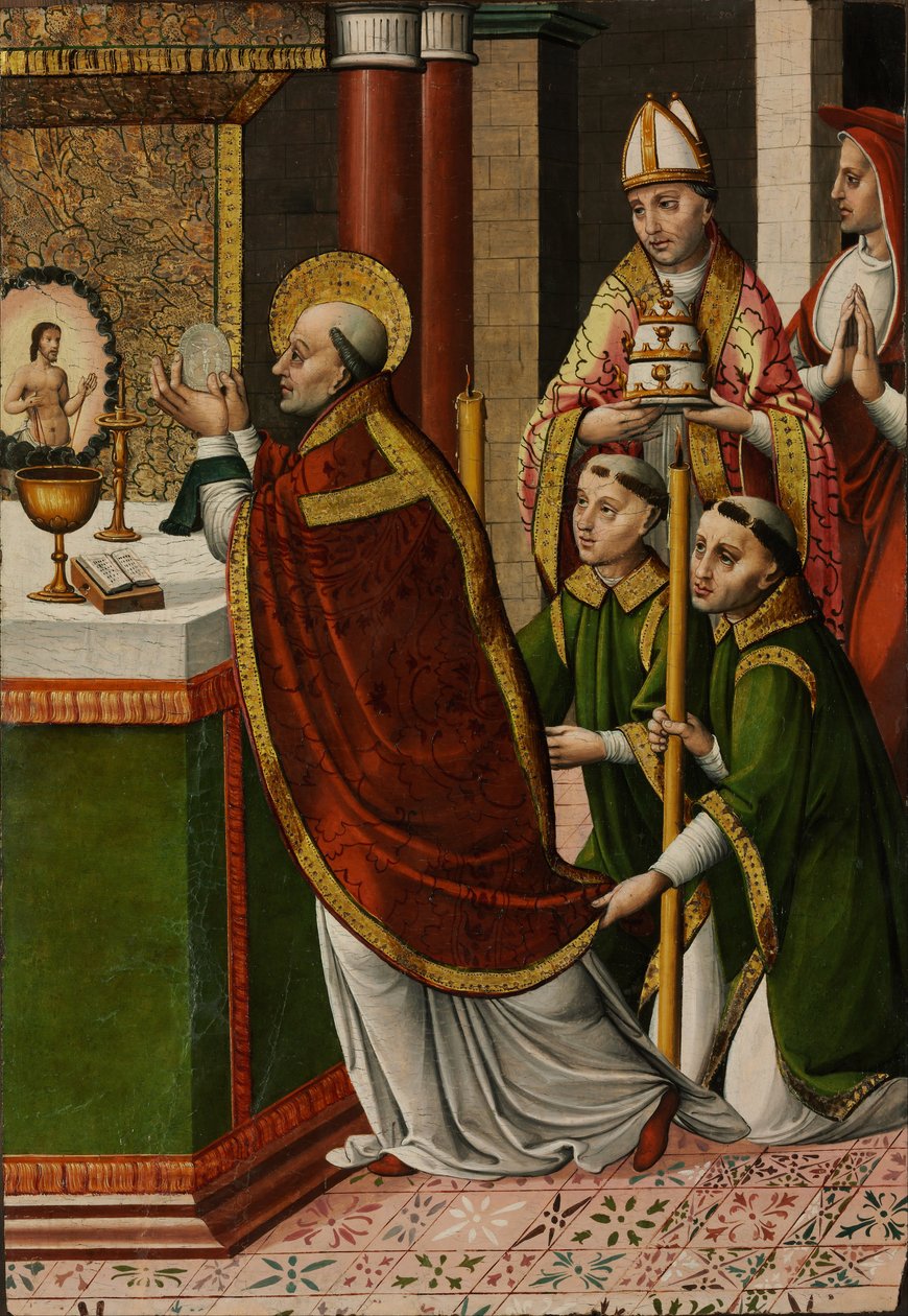 Missa de São Gregório Magno de Master of Portillo