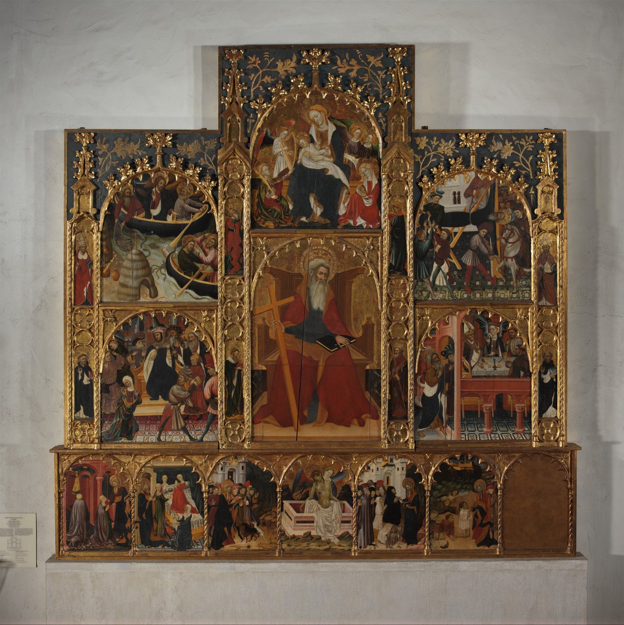 Retable with Scenes from the Life of Saint Andrew, ca. 1420-30. de Master of Roussillon