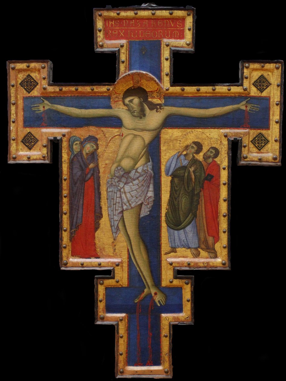 Crucifixo, c. 1260-1270 de Master of Saint Francis,