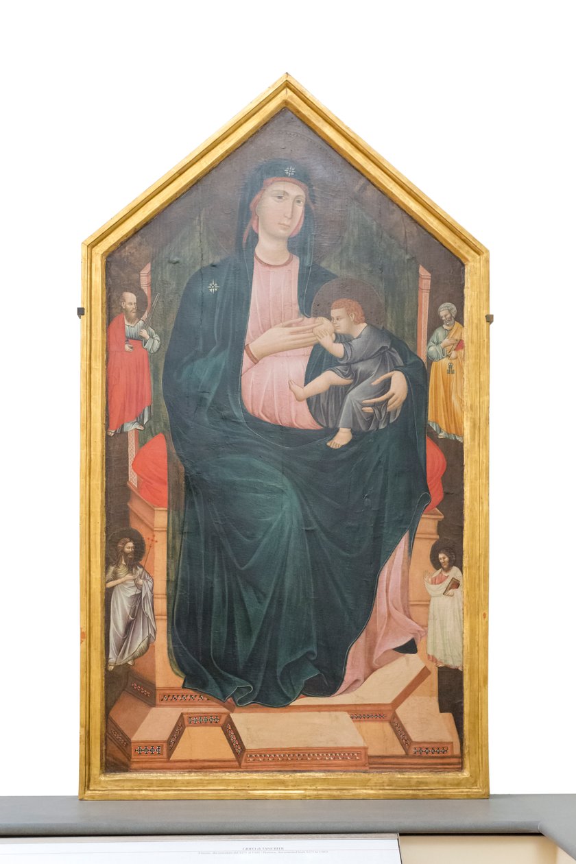 Madonna e Criança com santos, c.1300 (painel) de Master of San Gaggio