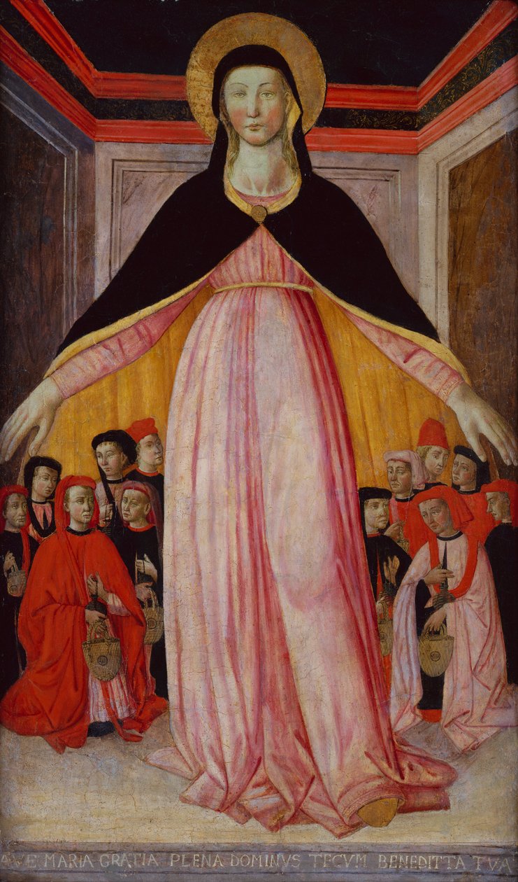 Madona da Misericórdia de Master of San Miniato