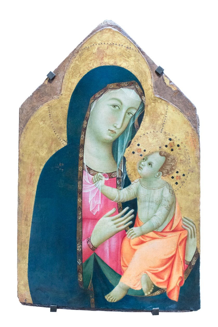 A Madonna e a Criança de Master of San Torpe