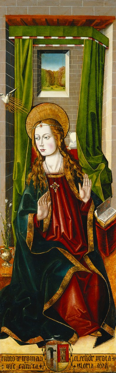 A Assunção das Madalenas; e a Anunciação de Master of Santa Maria de la