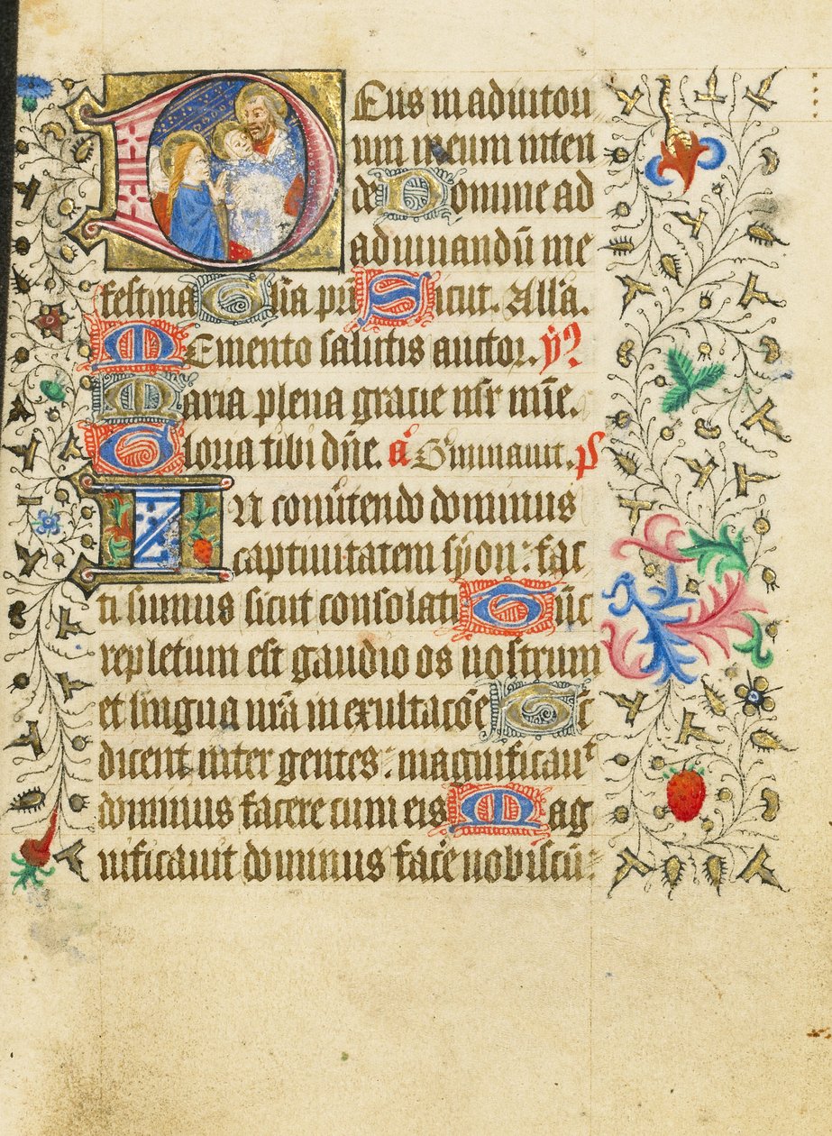 Inicial D: A apresentação no Templo de Master of Sir John Fastolf