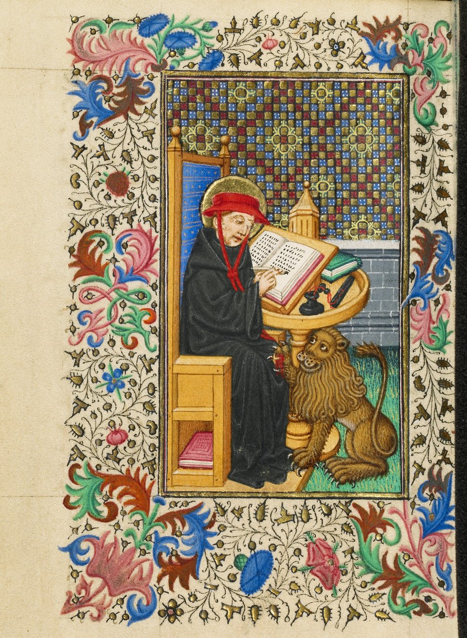 São Jerónimo no seu gabinete de Master of Sir John Fastolf