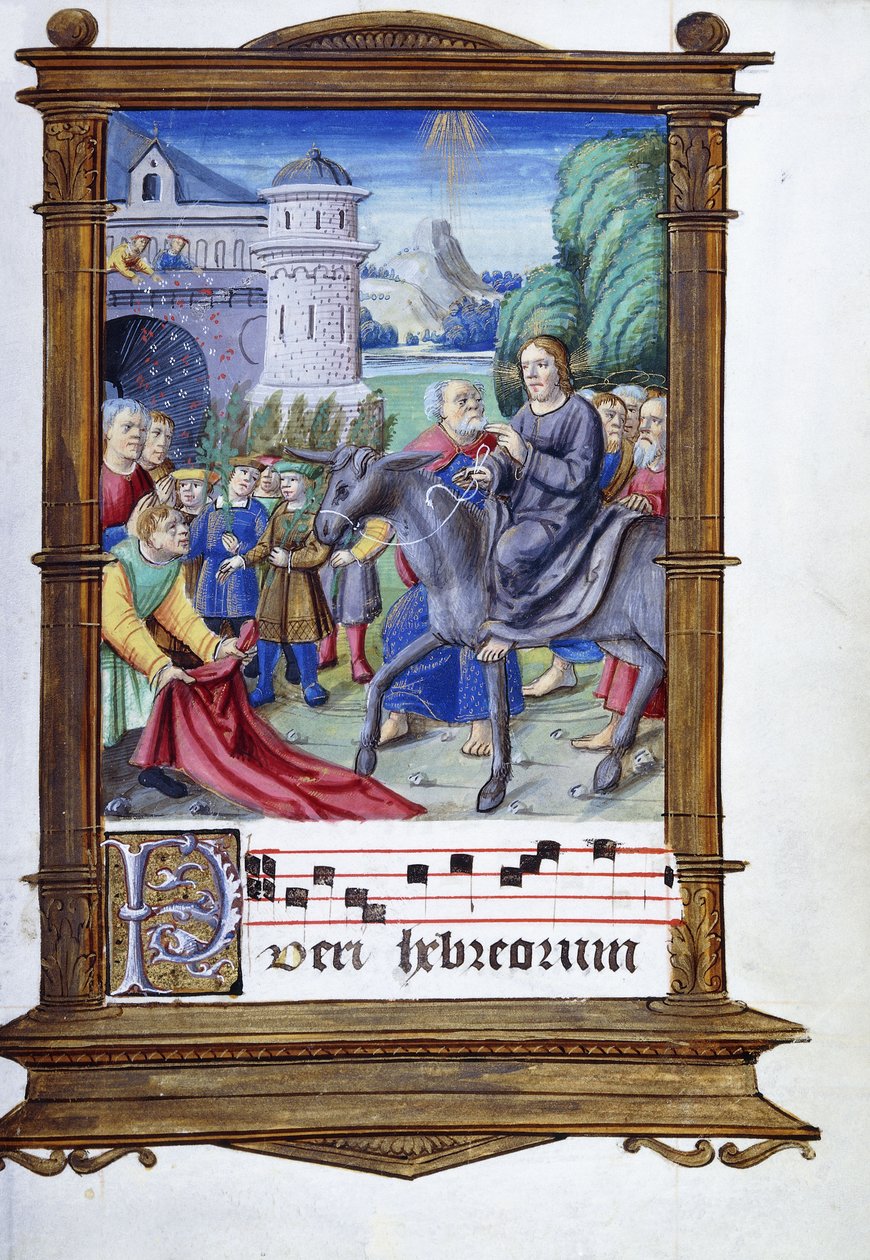 A entrada em Jerusalém de Master of the Anglo Hours