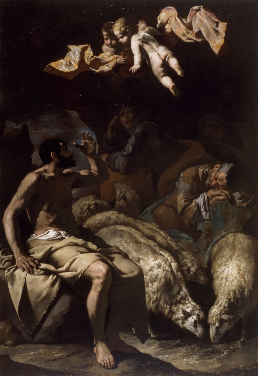 The Angel Appearing to the Shepherds, 1600-50. de Master of the Annunciation to the Shepherds
