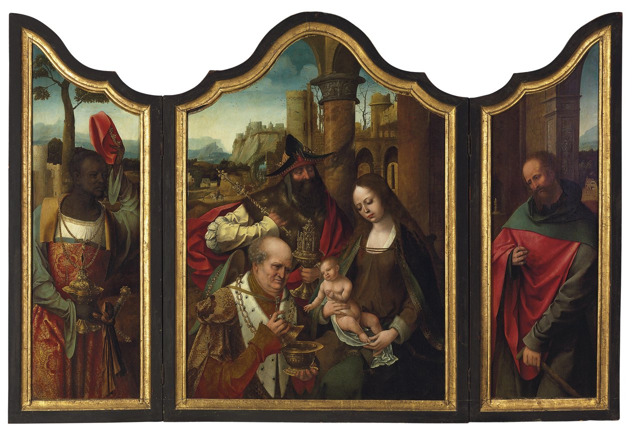 Adoração dos Magos de Master of the Antwerp Adoration