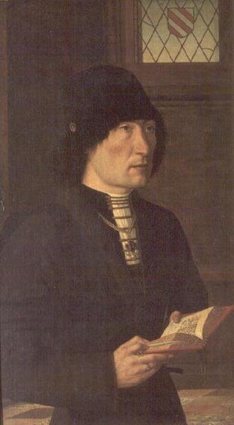 Retrato de Pierantonio Baroncelli, c.1489 (óleo sobre painel) de Master of the Baroncelli Portraits