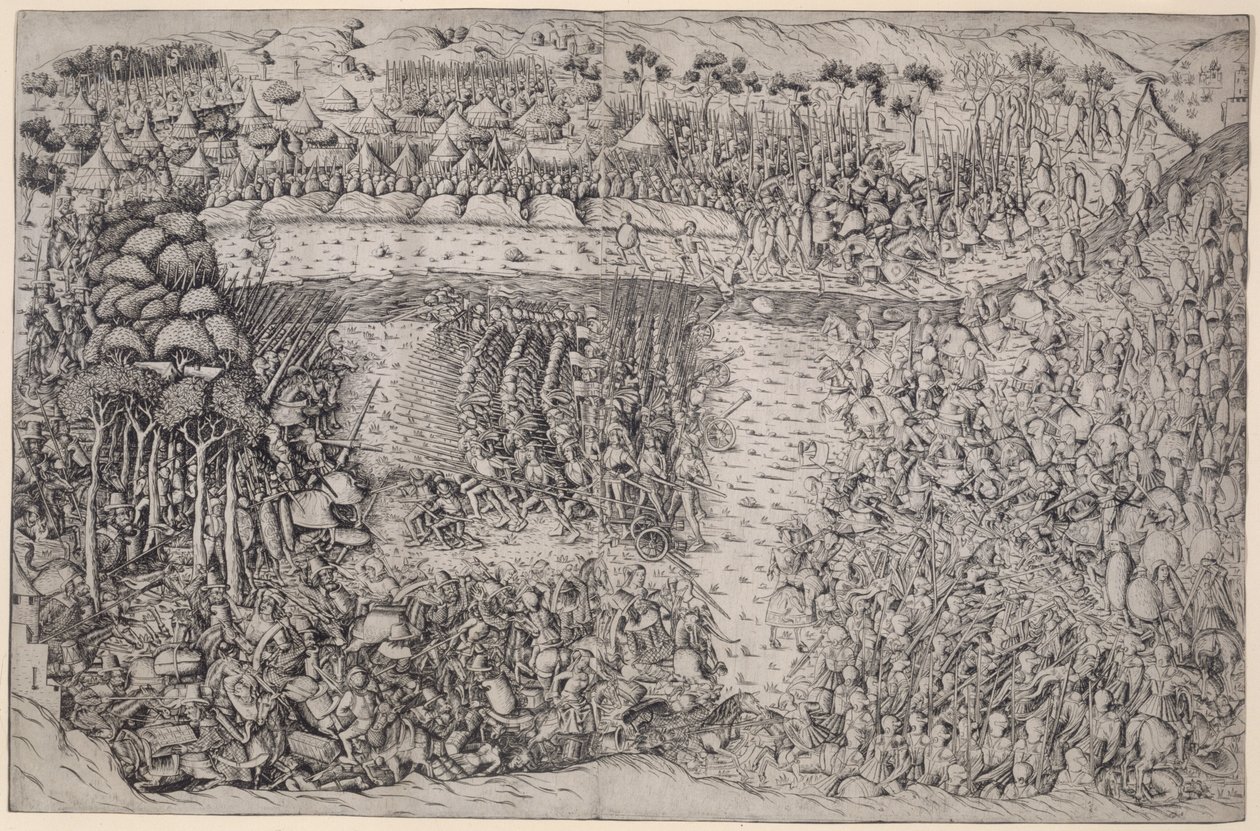 A Batalha de Fornovo de Master of the Battle of Fornovo