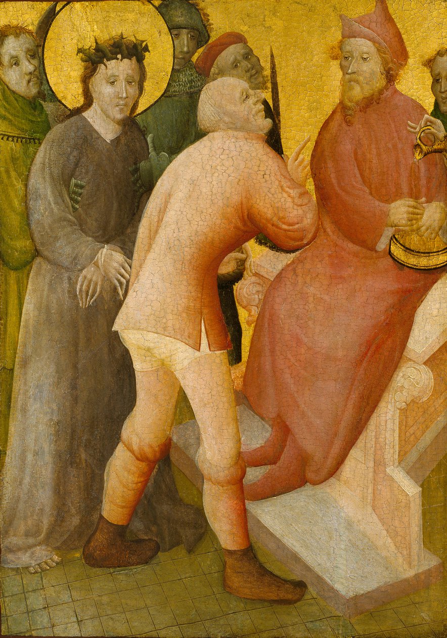 Cristo antes de Pilatos, século XV de Master of the Bielefeld Altar