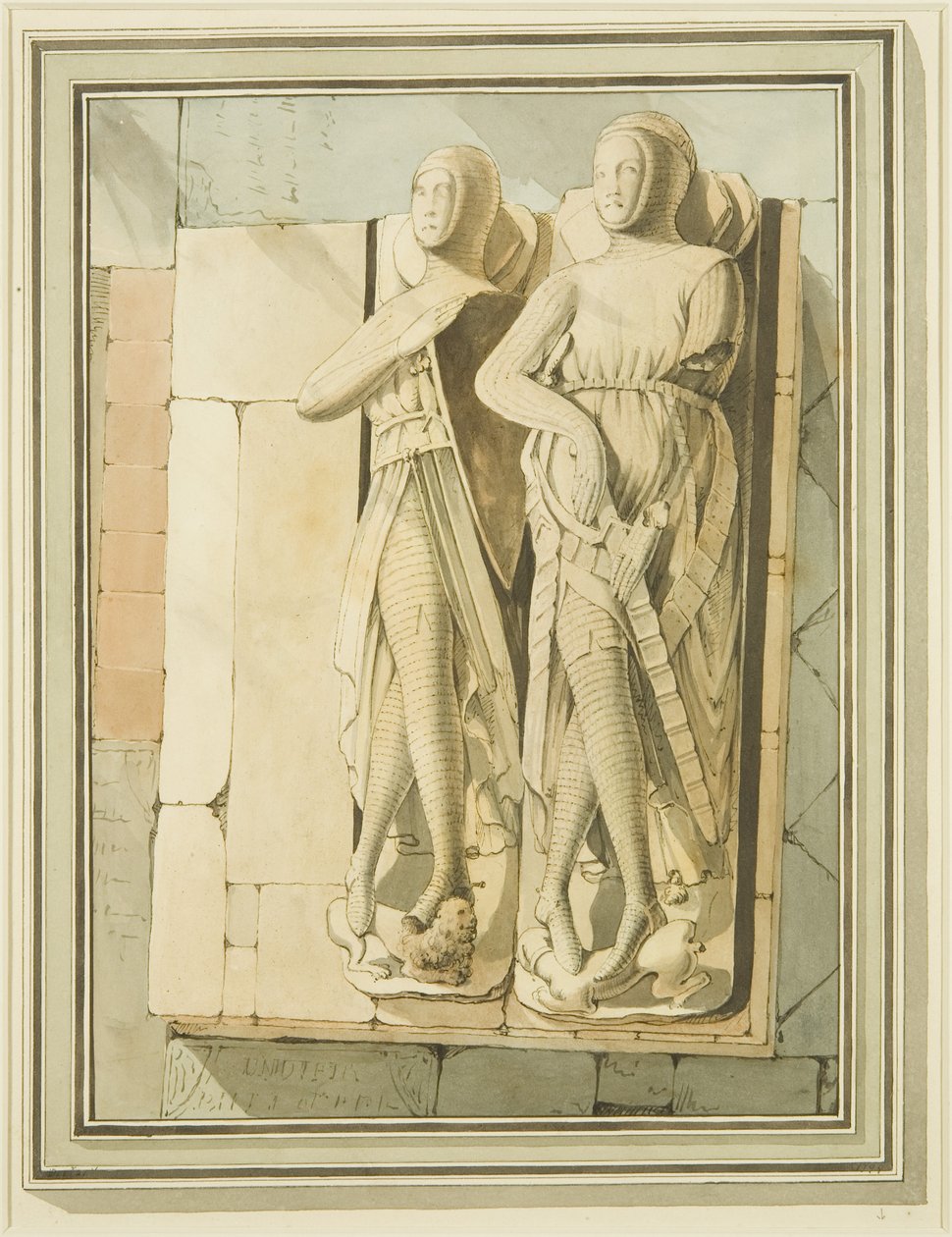 Efígies de dois cavaleiros, 
