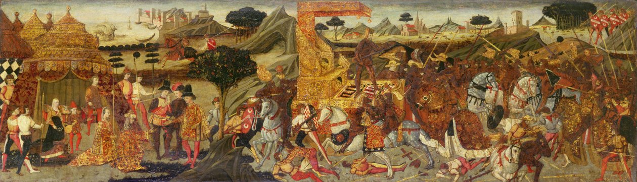 A Batalha de Issus de Master of the Brucianesi