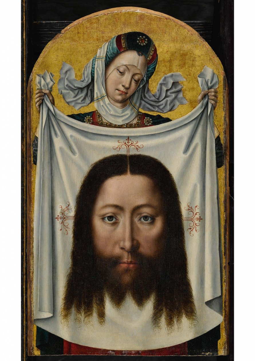 Santa Verónica com o Sudário de Master of the Bruges Legend of St. Ursula
