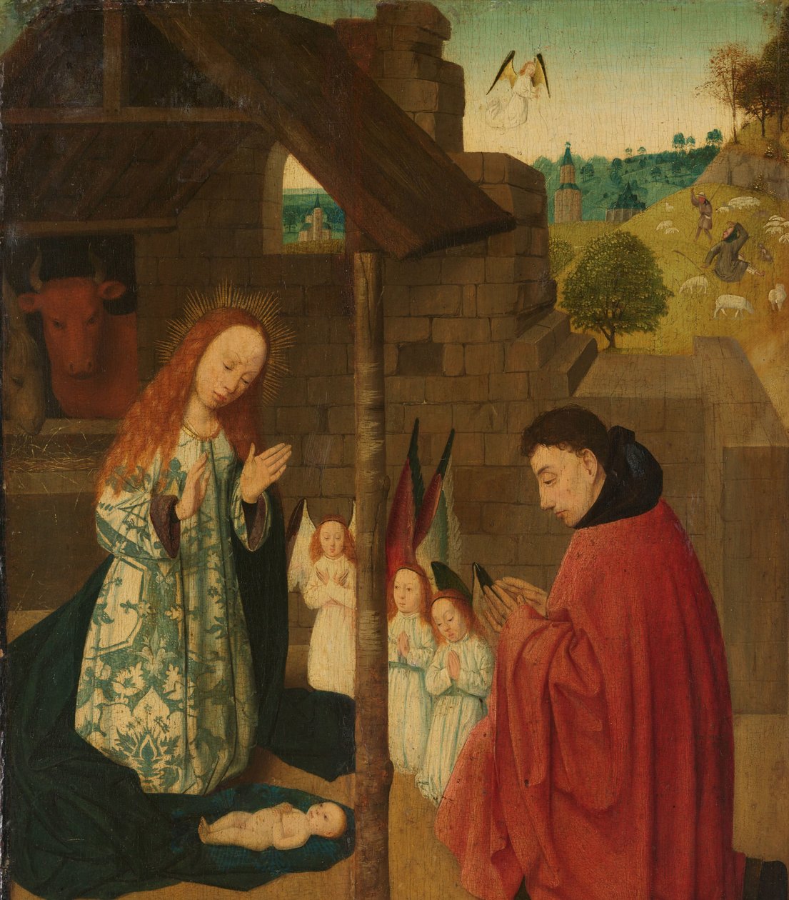 Nascimento de Cristo de Master of the Brunswick Diptych