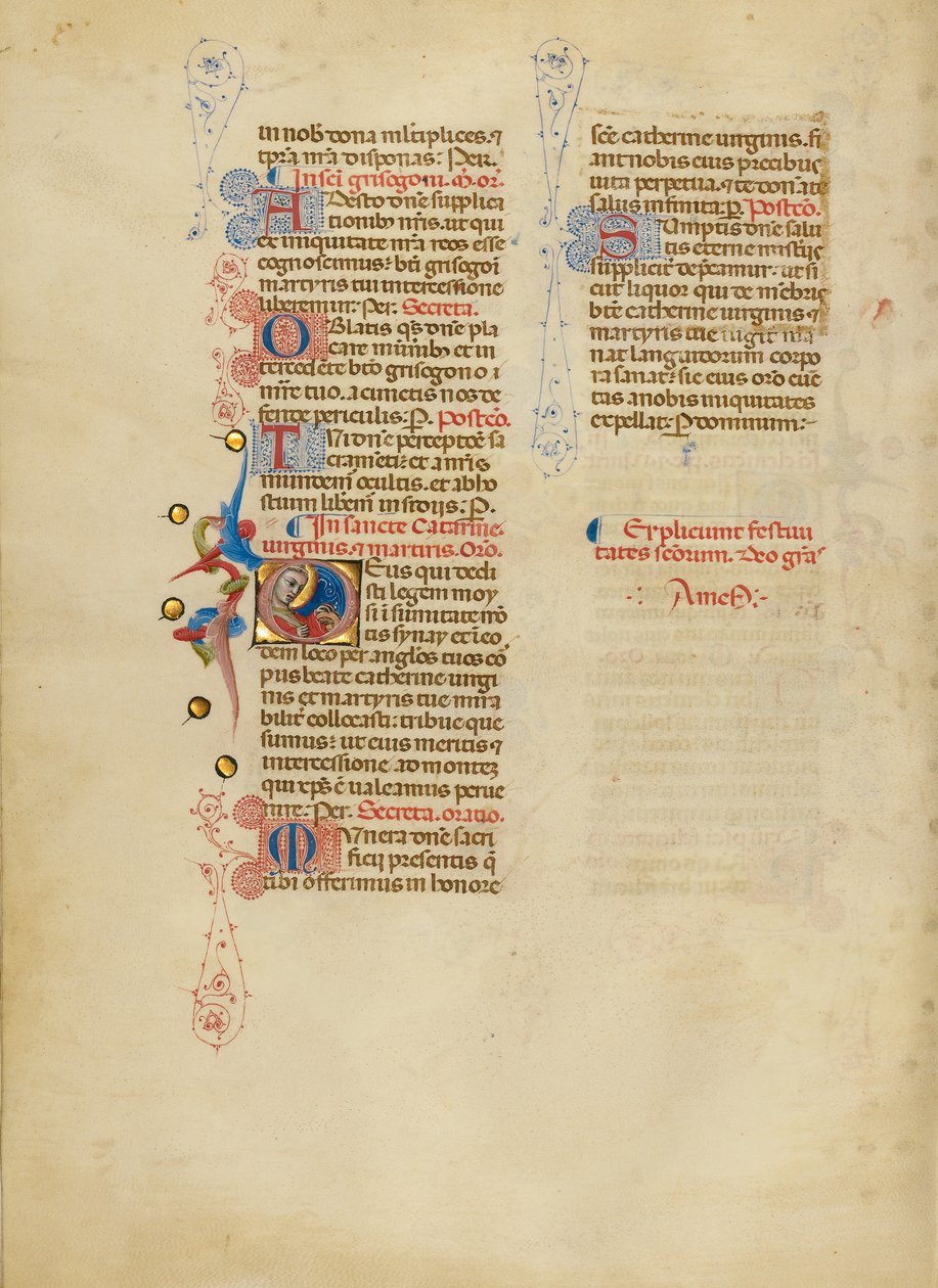 Inicial D: Santa Catarina de Master of the Brussels Initials