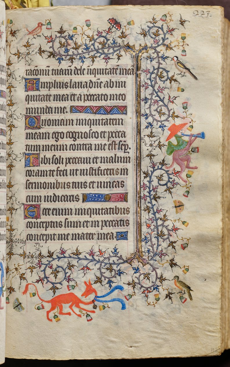 Horas de Carlos o Nobre, rei de Navarra (1361-1425): fol. 112r, Texto de Master of the Brussels Initials and Associates