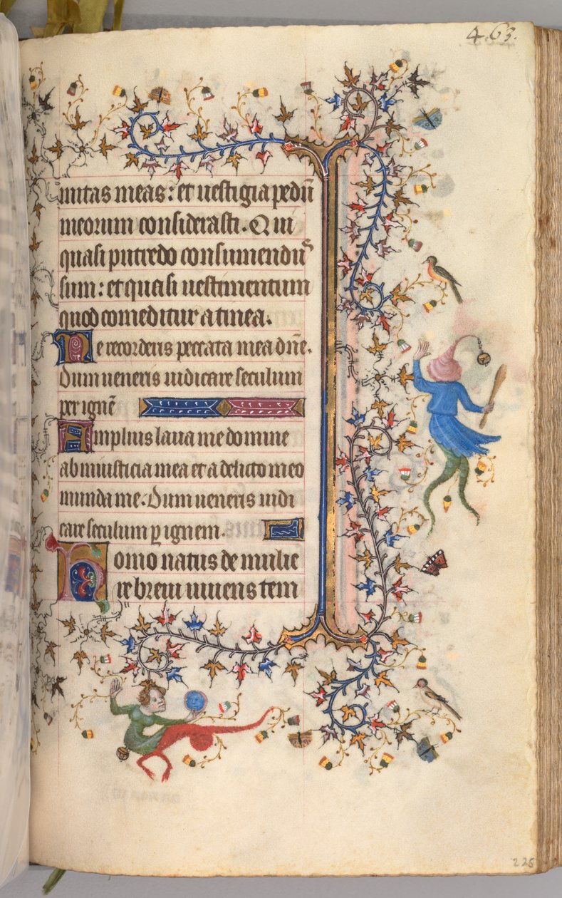 Horas de Carlos Nobre, rei de Navarra 1361-1425: fol. 226r, Texto, c. 1405 de Master of the Brussels Initials and Associates