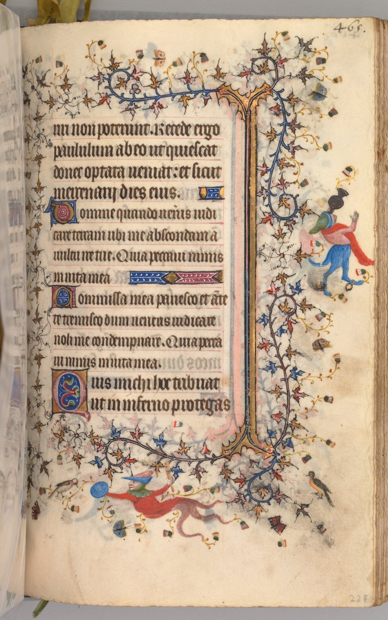 Horas de Carlos Nobre, rei de Navarra 1361-1425: fol. 227r, Texto, c. 1405 de Master of the Brussels Initials and Associates