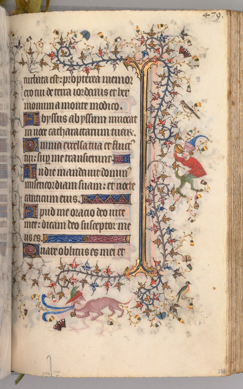 Horas de Carlos Nobre, rei de Navarra 1361-1425: fol. 234r, Texto, c. 1405 de Master of the Brussels Initials and Associates