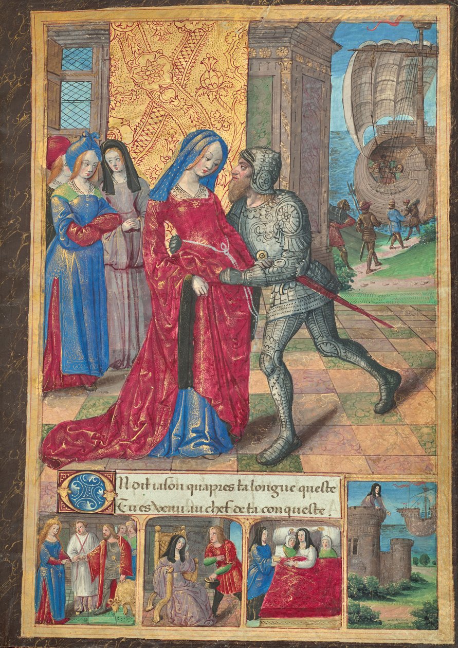 Hypsipyle despede-se de Jason de Master of the Chronique scandaleuse