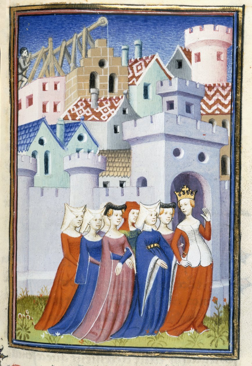 Harley 4431, f.323 Justiça entra na Cidade das Damas, de 