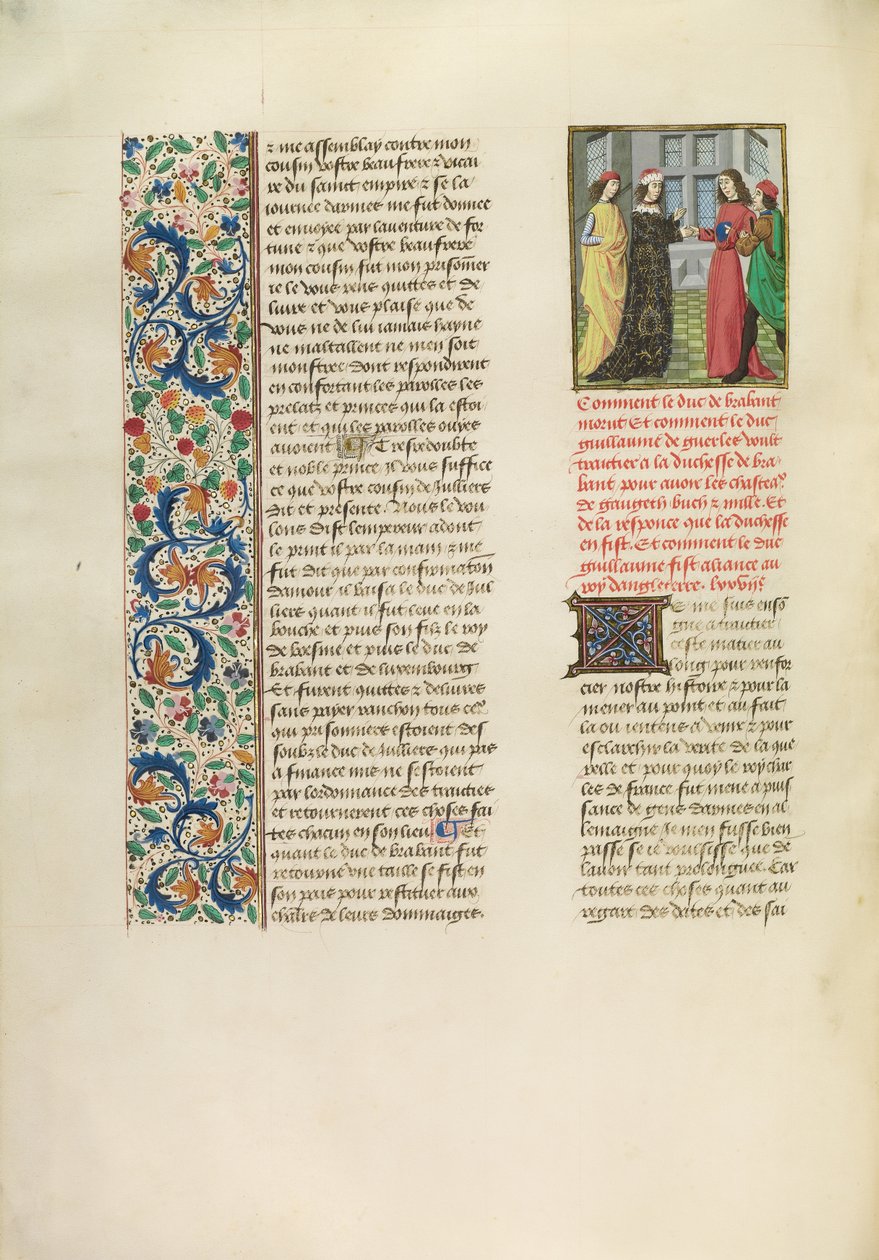 Duque Guilherme de Gelders e Ricardo II de Master of the Copenhagen Caesar