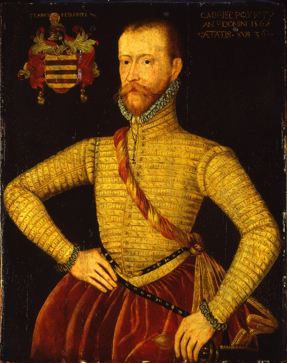 Retrato de Sir Gabriel Poyntz, 36 anos de Master of the Countess of Warwick
