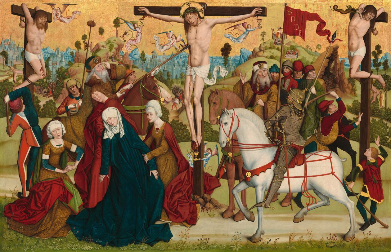 calvário de Master of the Death of Saint Nicholas of Münster