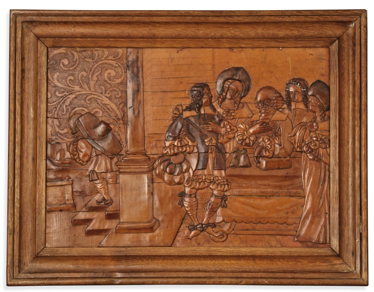 Eger intarsia panel, meados do século XVII de Master of the Decorated Background
